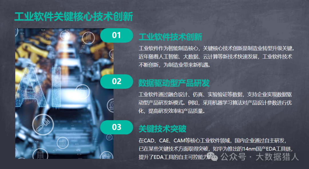 工业制造大数据在创新研发、协同制造及开发使能技术等方面应用研究，附PPT及脑图